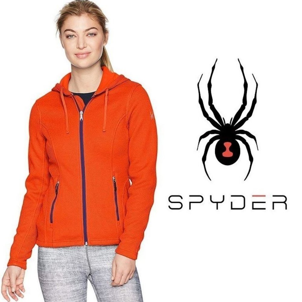 SPYDER NWT STRYKE MID WEIGHT FLEECE HOODY JACKET!